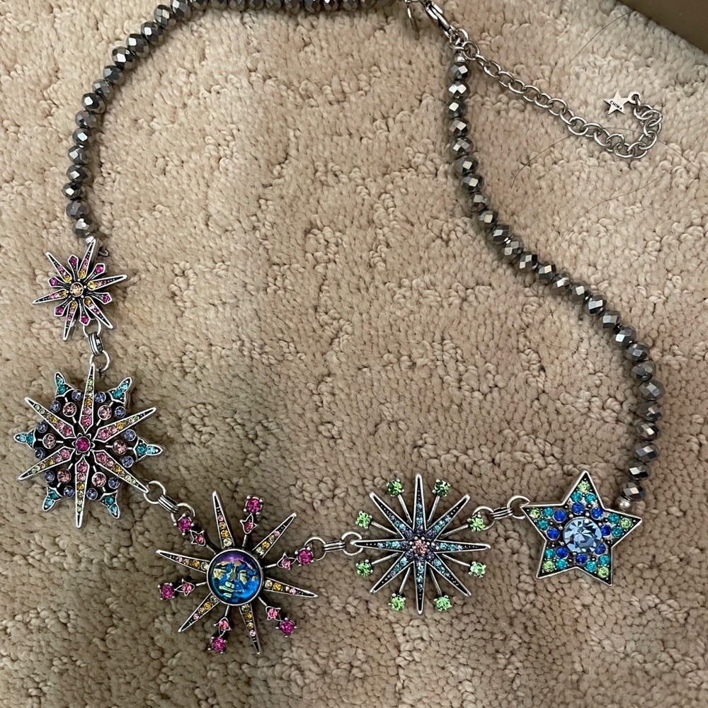 Kirk’s Folly Colorful Starburst Necklace